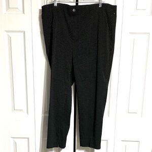 Jules & Leopold plus size black & white pants size 2X